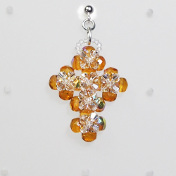 Pierces - Silver brass - Earrings Clarissa - Pierces - Silver brass - Laiton argenté